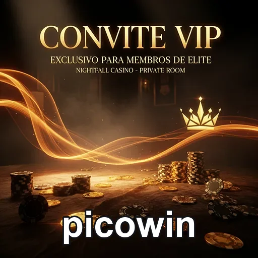 Convite VIP do cassino Picowin, destacando exclusividade e diversão nas apostas.