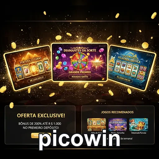 Jogadores se divertindo com slots populares no Picowin