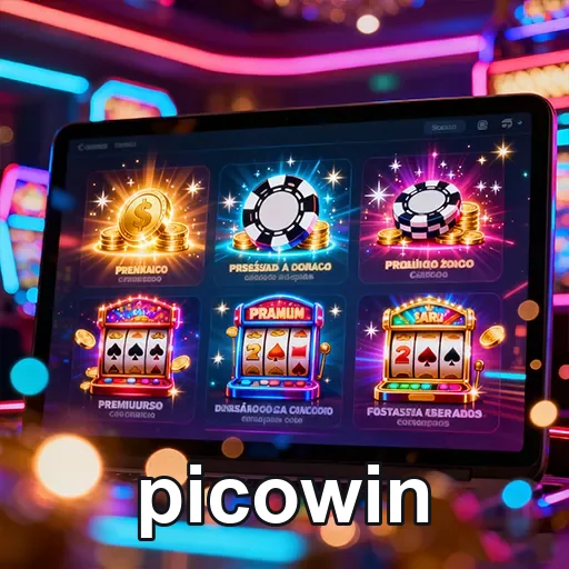 Usuário acessando slots diversificados na PicoWin